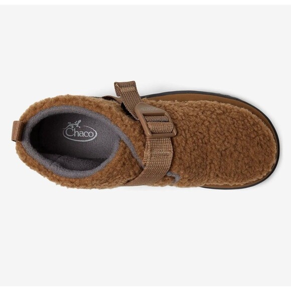 Chaco Big Kids Ramble Fluff Shoes Natural Brown Size 5M New In Box - Picture 8 of 9